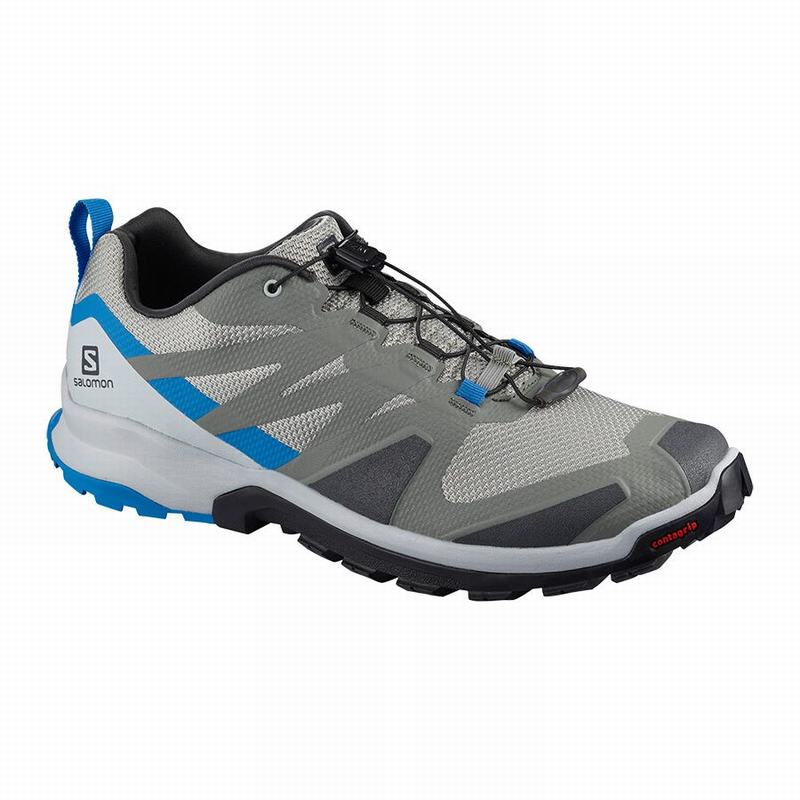 Salomon Israel XA ROGG - Mens Hiking Shoes - Grey/Black (PIMH-18209)